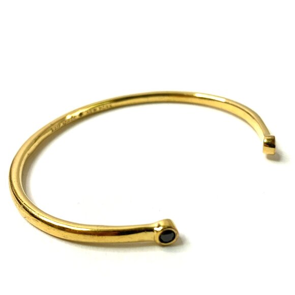 Kate Spade New York Signed - Gold Plated Open Cuff Bracelet - Picture 2 of 7